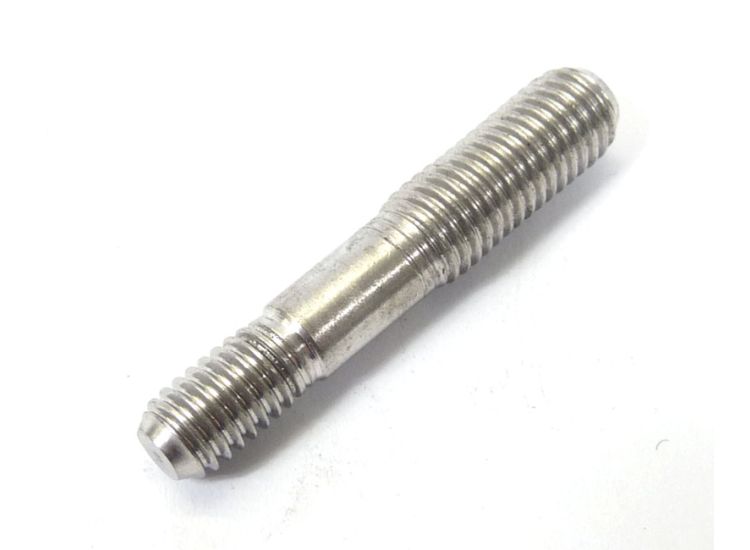 Lambretta Stepped stud, 6 to 7mm - 17x10x11mm, Lambretta crankcase side, stainless steel, MB