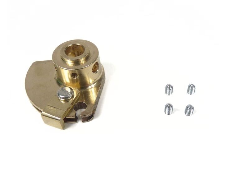 Lambretta  Headset (handlebar) pulley (wheel, roller) quick action throttle, Brass, S1/2/3, Race-Tour MB