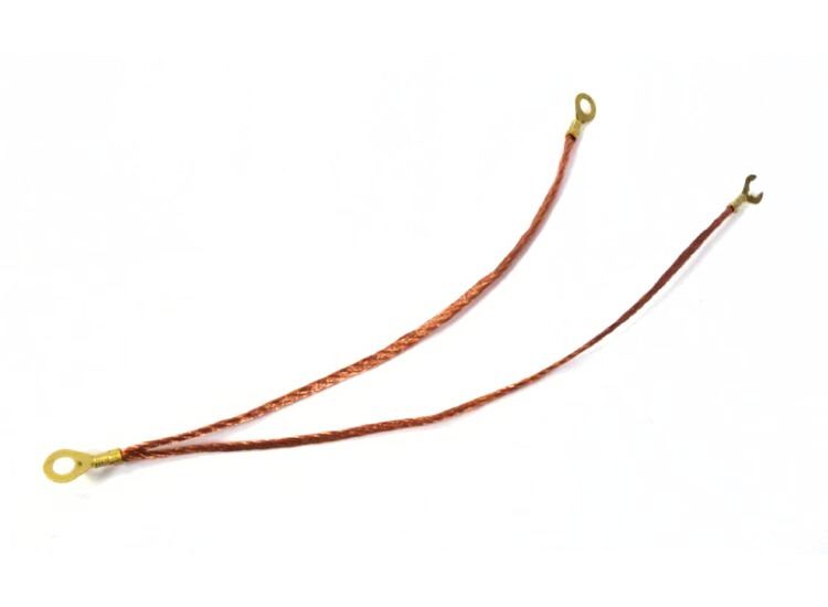 Lambretta Wiring loom, earth strap, as original braided copper, MB