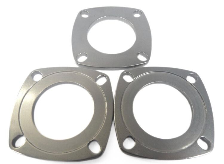 Lambretta Rear hub bearing plate (kit) set of 3, stainless steel, MB