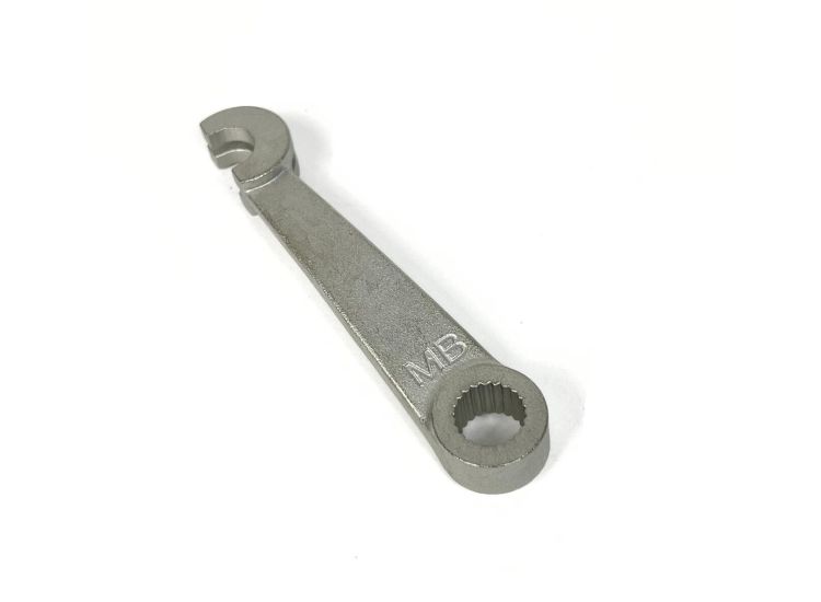 Lambretta Clutch (arm) lever, high tensile steel, zinc plated, short type, MB