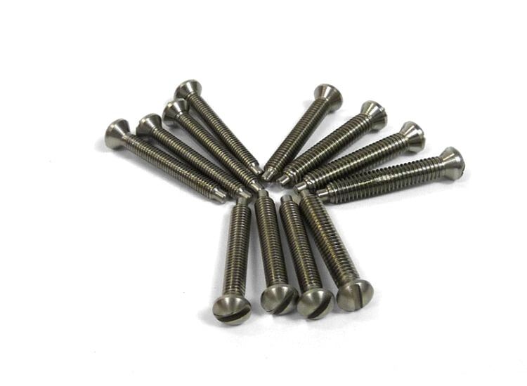 Lambretta Headlight, rim, 3/3.5/4 x 22mm special screws, set of 12 (4 each size) MB