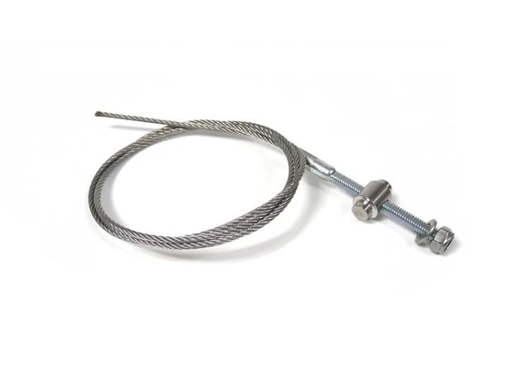 Lambretta Cable, Rear brake, with threaded end, barrel, nut, inner only, Race-Tour MB