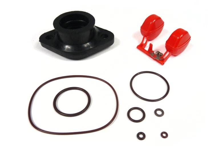 Dellorto Fuel resistant overhaul kit (flange rubber, float and O rings) PHBL, MB