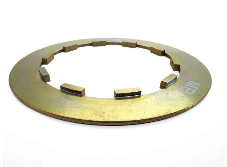 Lambretta Clutch steel plate, Special 2.0mm x 2mm with raised edge, 1st steel fitment, MB