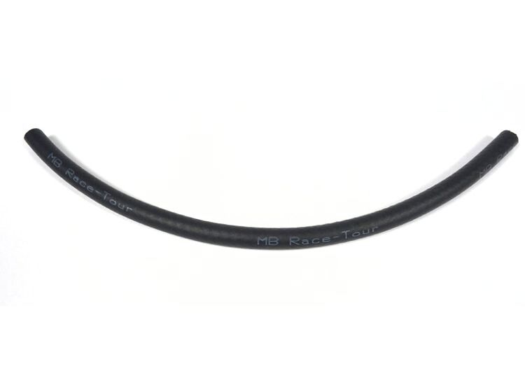 Universal Petrol (fuel) pipe, Ethanol resistant reinforced, Black, 1ft, MB