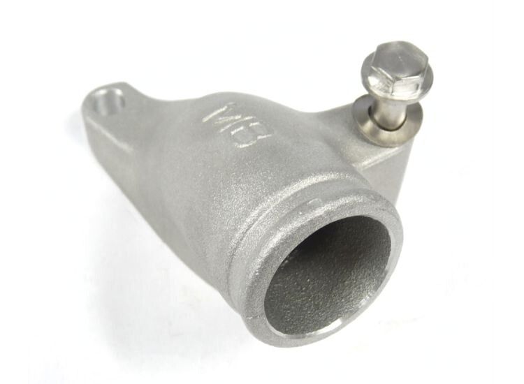 Inlet manifold, Lambretta large block, rubber mounted, Dellorto PHBL, Mikuni TMX 24mm, Race-Tour MB