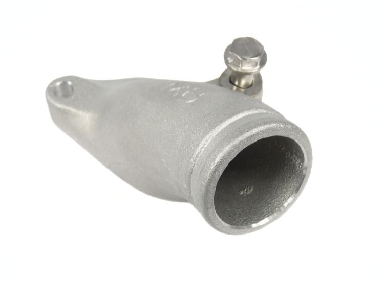 Inlet manifold, Lambretta large block, rubber mounted, Dellorto PHBH, PWK 24-30mm, for cutdowns and choppers, Race-Tour MB