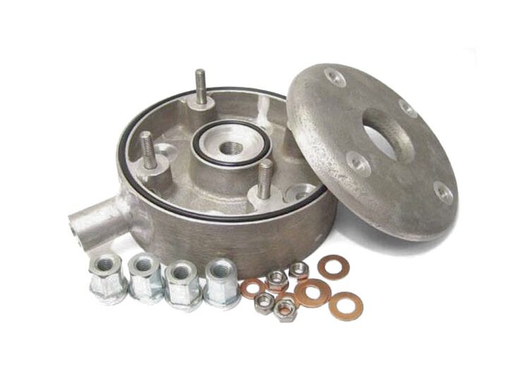 Lambretta Cylinder head, 125-250, liquid cooled, centre plug, Race-Tour MB