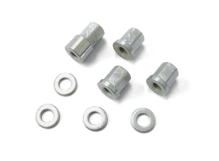 Lambretta Cylinder head distance spacer nut and washer kit, Race-Tour MB