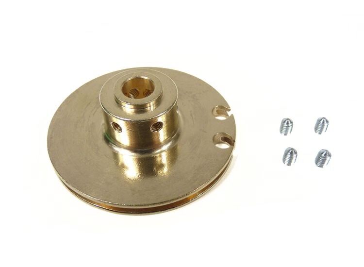 Lambretta Headset (handlebar) pulley (wheel, roller) quick action gear, Brass, S1/2/3, Race-Tour MB