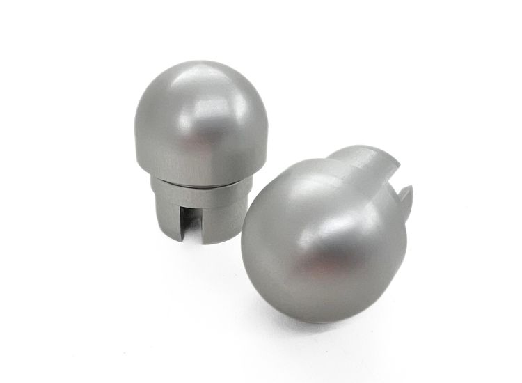 Lambretta Headset (handlebar) bar ends, alloy, large type, pair, S3, Race-Tour MB