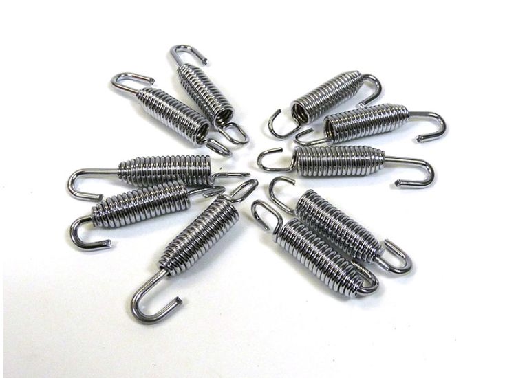 Lambretta Exhaust springs 60mm, set of 10, Race-Tour MB