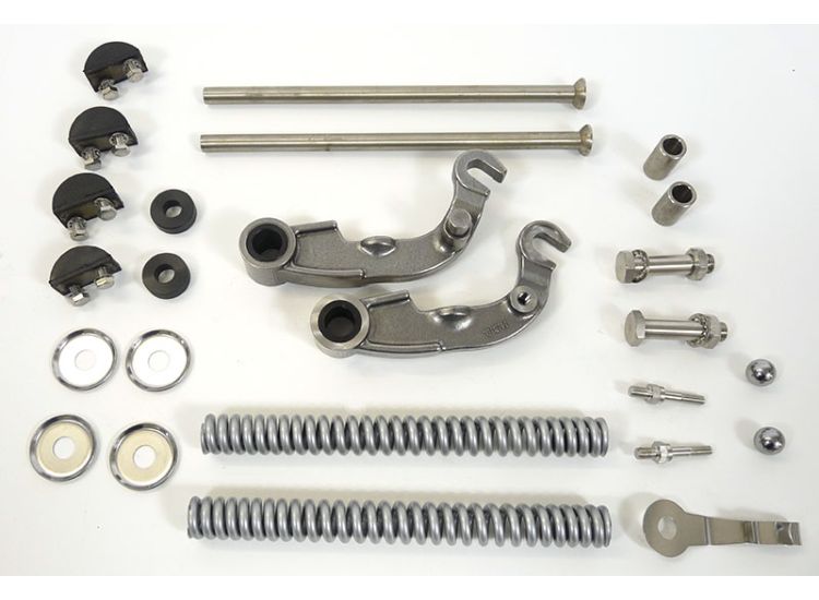 Lambretta Fork overhaul kit, drum link with dampers, early bolt in buffers, Race-Tour MB