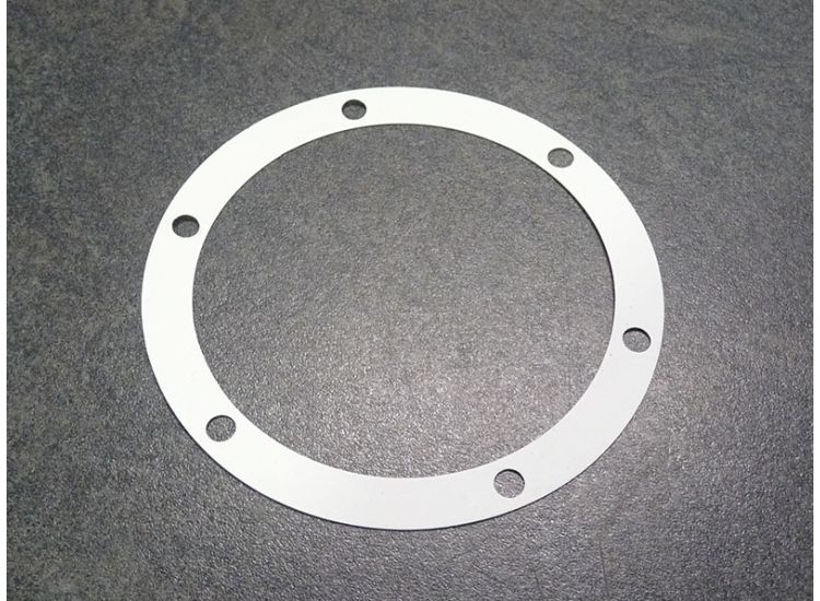 Gasket, Lambretta mag housing, 0.5mm (standard) high strength fuel resitant, White, Race-Tour MB