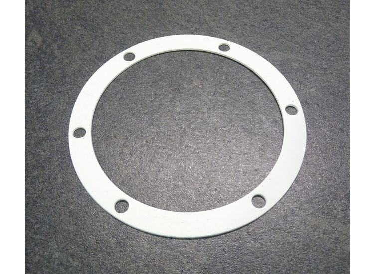 Gasket, Lambretta mag housing, 1.5mm (2nd oversized) high strength fuel resistant, White, Race-Tour MB