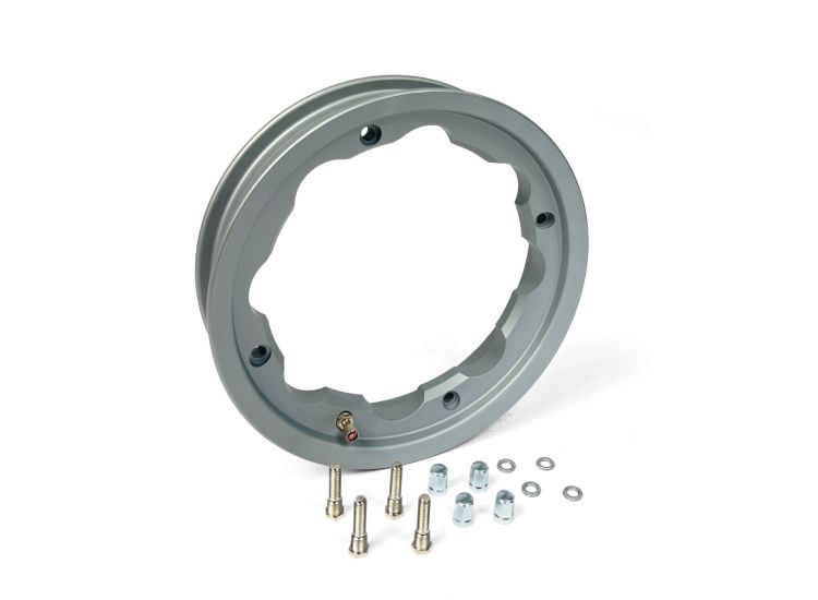 Lambretta Wheel rim, tubeless alloy, Silver, SIP