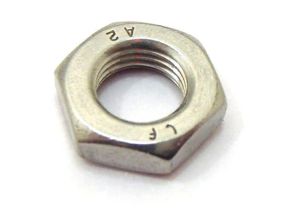 Nut half lock 10x1mm, Lambretta Rear brake pedal clamp nut, stainless steel