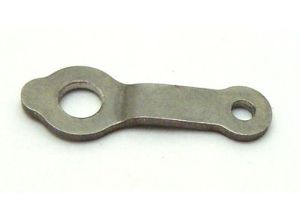 Lambretta Rear brake pedal clamp plate, stainless steel, each, MB