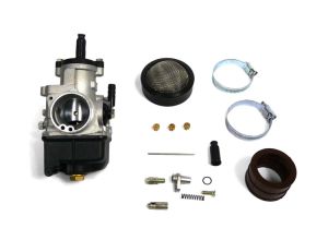 Dellorto Carburettor kit, Lambretta Reed, 28mm PHBH, with tea strainer filter