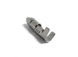 Universal Electrical connector, 4mm male brass bullet and zinc plated