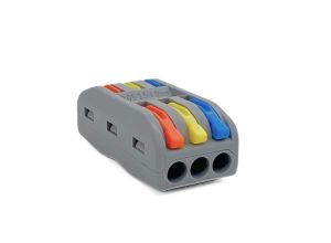 Universal Electrical connector, 3 in 3 out