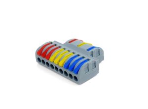 Universal Electrical connector, 3 in 9 out