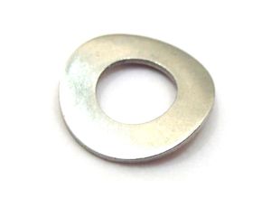 Washer crinkle 10mm, Lambretta rear brake pedal clamp washer, stainless steel