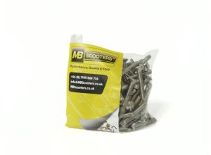 Screw raised counter sunk 4x16mm, Lambretta Horn grill, stainless steel, Bag of 100