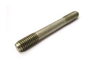 Stud 6x51mm - 12x23x16mm, Lambretta crankcase side stud with Dev-Tour bracket, stainless steel, MB