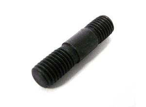 Lambretta Stud 7x29mm - 12x8x9mm, gear box end plate, long type, self colour, MB