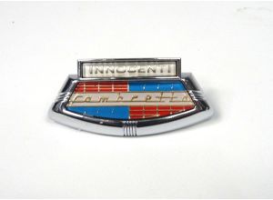 Lambretta Horn casting badge, shield type, Li, Sx early S2/3
