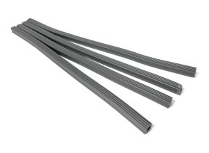 Lambretta Legshield alloy channel rubber inserts, set of 4, Grey