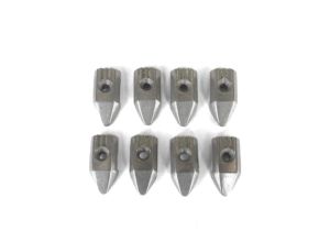 Lambretta Legshield alloy channel end cap set (kit) Gp, set of 8