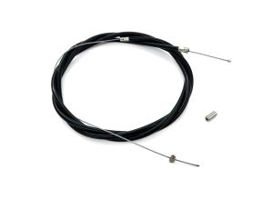 Lambretta Cable, Black, Throttle, Large nylon lined, Race-Tour MB