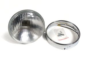 Lambretta Headlight, assembly, complete with bulb holder, marked Innocenti, CEV, Li, S3