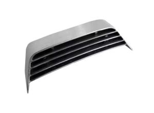 Lambretta Rear frame grill Gp, plain alloy
