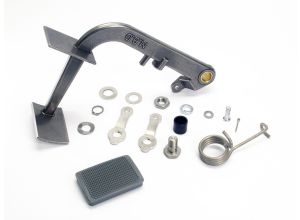 Lambretta Rear brake pedal kit, Grey rubber, S3, Race-Tour MB