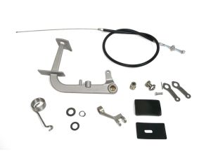 Lambretta Rear brake pedal, complete kit, Black, S3, Race-Tour MB