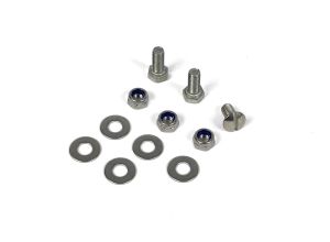 Lambretta Rear mudguard fastener kit, stainless steel, S3