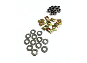 Lambretta Runner strip fastener kit for plastic runner strips (front and rear) stainless steel, MB