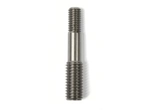 Lambretta Stepped stud, 6 to 8mm - 17x13x11mm, Lambretta crankcase side tail pipe, stainless steel, MB