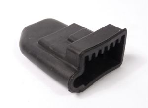 Lambretta Electronic Ignition regulator/rectifier AC rubber cover, Black, MB
