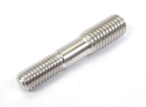 Lambretta Stepped stud, 8 to 10mm - 20x11x17mm, Lambretta crankcase side swan-neck, stainless steel, MB