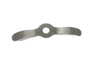 Lambretta Headset (handlebar) wiring clamp, stainless steel, MB