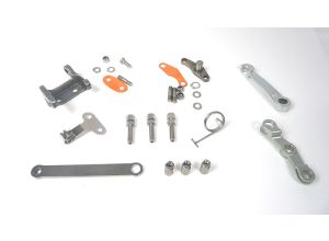 Lambretta Engine clutch and gear linkage kit (set) zinc plated version, short clutch arm, MB