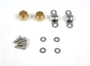 Lambretta Headset (handlebar) throttle and gear rod olive Brass bush and support kit (Clamp) (Saddle) MB