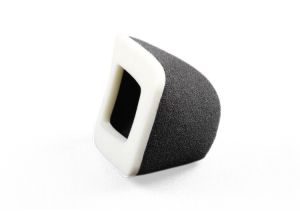 Lambretta Air filter (foam) cone type for large carbs, fits against side panel