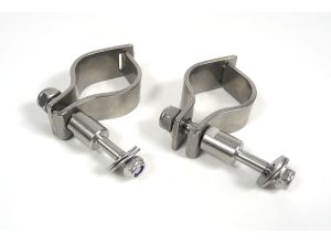 Lambretta Fork top damper brackets, bolt on for 125/150 forks, stainless steel, Race-Tour MB