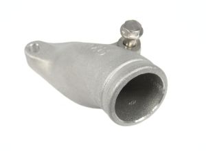 Inlet manifold, Lambretta large block, rubber mounted, Dellorto PHBH, PWK 24-30mm, for cutdowns and choppers, Race-Tour MB